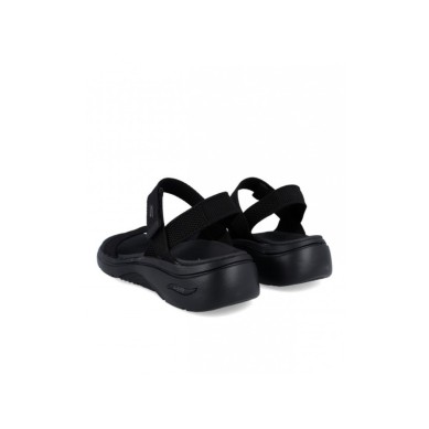 SKECHERS ARCH FIT SANDALIAS MUJER CASUAL GO WALK NEGRA 140874/BBK