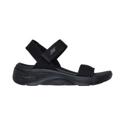 SKECHERS ARCH FIT SANDALIAS MUJER CASUAL GO WALK NEGRA 140874/BBK