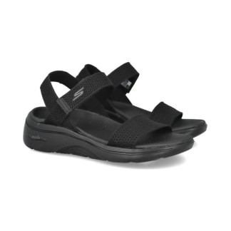 SKECHERS ARCH FIT SANDALIAS MUJER CASUAL GO WALK NEGRA 140874/BBK