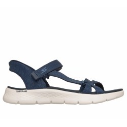 SKECHERS GO WALK FLEX SANDALIA MUJER AZUL SLIP-INS 141481/NVY