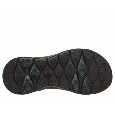 SKECHERS GO WALK FLEX SANDALIA MUJER NEGRA SLIP-INS 141481/BBK
