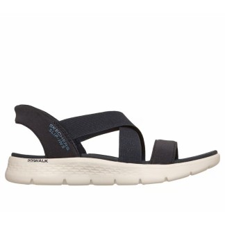 SKECHERS GO WALK FLEX SANDALIA MUJER AZUL MARINO SLIP-INS 141489/NVY