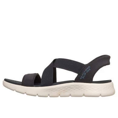 SKECHERS GO WALK FLEX SANDALIA MUJER AZUL MARINO SLIP-INS 141489/NVY