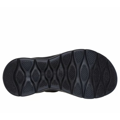 SKECHERS GO WALK FLEX SANDALIA MUJER NEGRA SLIP-INS 141489/BBK