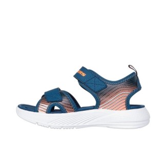 SKECHERS MICROSPEC SANDALIAS NIÑO COMODA AZUL 407034L NVOR
