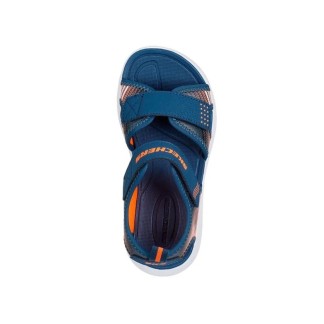 SKECHERS MICROSPEC SANDALIAS NIÑO COMODA AZUL 407034L NVOR