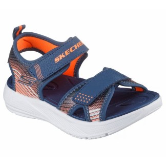 SKECHERS MICROSPEC SANDALIAS NIÑO COMODA AZUL 407034L NVOR