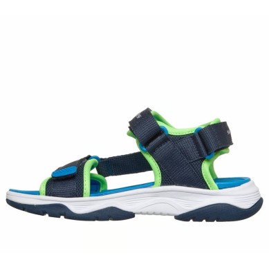 SKECHERS MICROSPEC SANDALIAS NIÑO COMODA AZUL 407013L NVBL