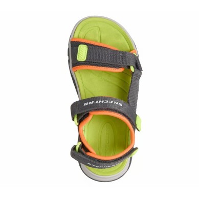 SKECHERS MICROSPEC SANDALIAS NIÑO COMODA GRIS 407013L CCOR