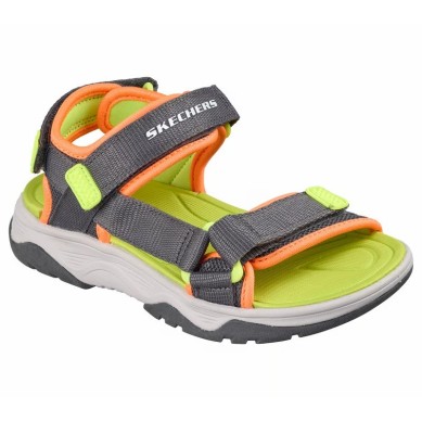 SKECHERS MICROSPEC SANDALIAS NIÑO COMODA GRIS 407013L CCOR