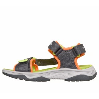 SKECHERS MICROSPEC SANDALIAS NIÑO COMODA GRIS 407013L CCOR