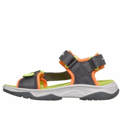 SKECHERS MICROSPEC SANDALIAS NIÑO COMODA GRIS 407013L CCOR