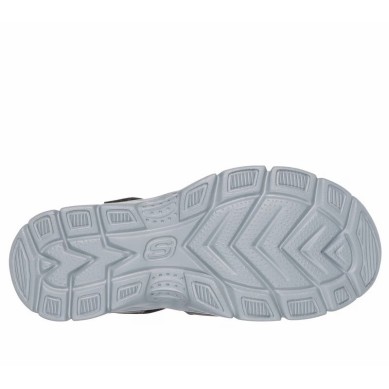 SKECHERS DUAL SANDALIAS NIÑO CERRADAS GRIS 407015L BKRD