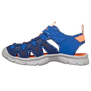 SKECHERS DUAL SANDALIAS NINO CERRADAS AZUL 407015L BLOR