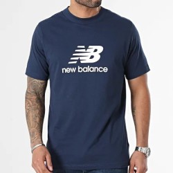 CAMISETA NEW BALANCE HOMBRE MANGA CORTA AZUL  MT41502NNY