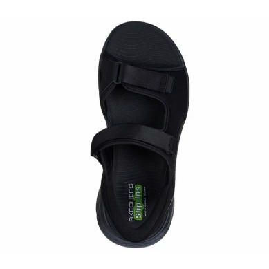 SANDALIAS SKECHERS SLIP-INS HOMBRE GO WALK FLEX-NO MANOS 229210/BKLM NEGRA