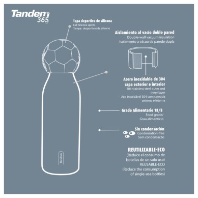 BOTELLA TÉRMICA RUDBY 500ML 613118