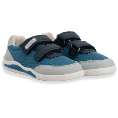 BRINCO BAREFOOT ZAPATILLAS NIÑO LUCES AZUL 030038
