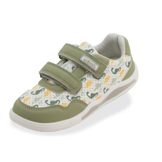 BRINCO BAREFOOT ZAPATILLAS NIÑO LUCES VERDE 030014