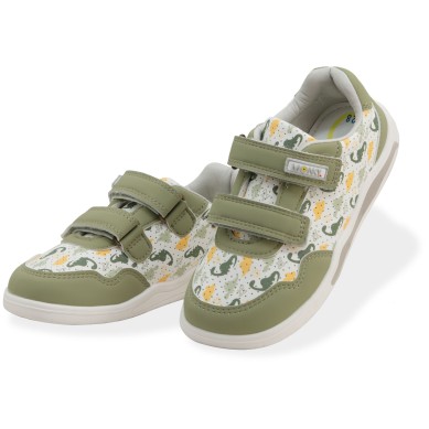 BRINCO BAREFOOT ZAPATILLAS NIÑO LUCES VERDE 030014