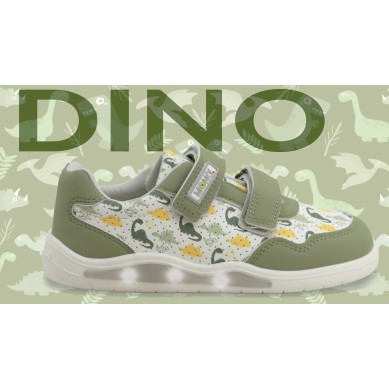 BRINCO BAREFOOT ZAPATILLAS NIÑO LUCES VERDE 030014