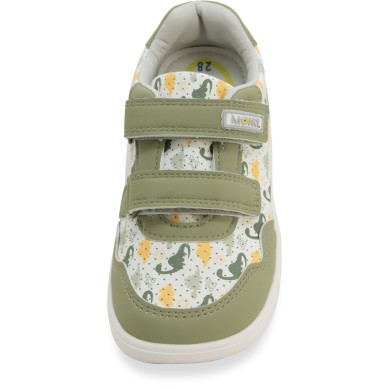 BRINCO BAREFOOT ZAPATILLAS NIÑO LUCES VERDE 030014