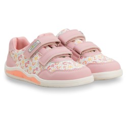 BRINCO BAREFOOT ZAPATILLAS NIÑO LUCES ROSA '030007