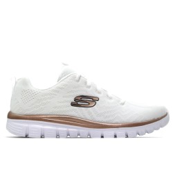 SKECHERS GRACEFUL GET CONNECTED MUJER 12615WTRG BLANCAS