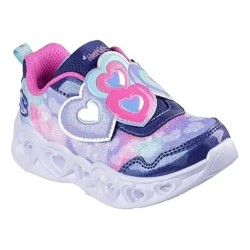 SKECHERS LOVIN REFLECTION ZAPATILLA LUCES NIÑA MORADA 302693N/NVHP