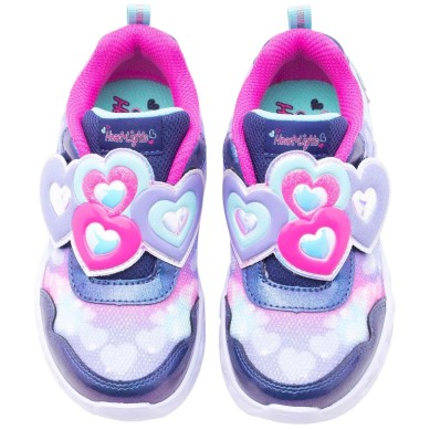 SKECHERS LOVIN REFLECTION ZAPATILLA LUCES NIÑA MORADA 302693N/NVHP