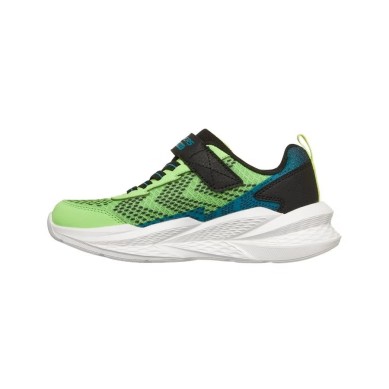 SKECHERS LUCES  ZAPATILLA NIÑO VERDE METEOR 401490L/LMBK