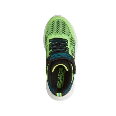 SKECHERS LUCES  ZAPATILLA NIÑO VERDE METEOR 401490L/LMBK