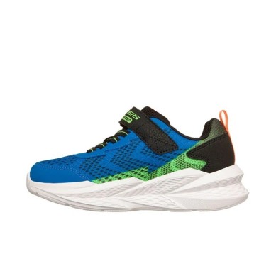 SKECHERS LUCES ZAPATILLAS BEBE AZUL METEOR 401490N/BLBK