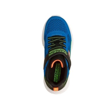 SKECHERS LUCES ZAPATILLAS BEBE AZUL METEOR 401490N/BLBK