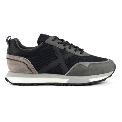 ZAPATILLA MUNICH NEXT 24 MUJER  8215024 NEGRA Y GRIS