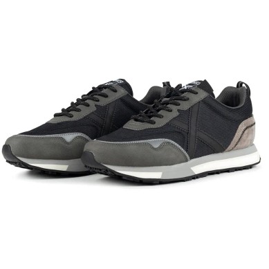 ZAPATILLA MUNICH NEXT 24 MUJER  8215024 NEGRA Y GRIS