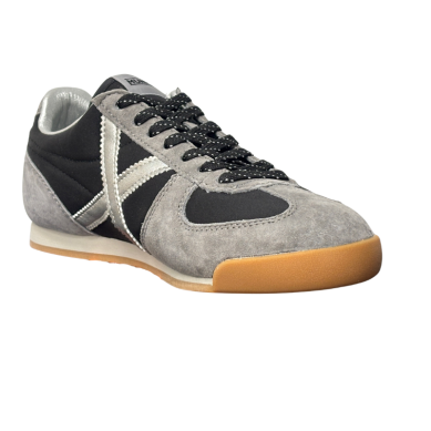 MUNICH  STEREO 11  ZAPATILLA MUJER  NEGRA Y GRIS 4921011