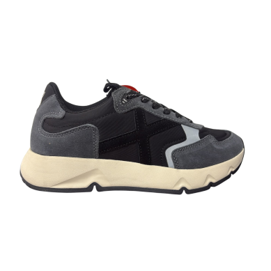 MUNICH MAMBA 11ZAPATILLA  MUJER DEPORTIVA NEGRA Y GRIS 4191011