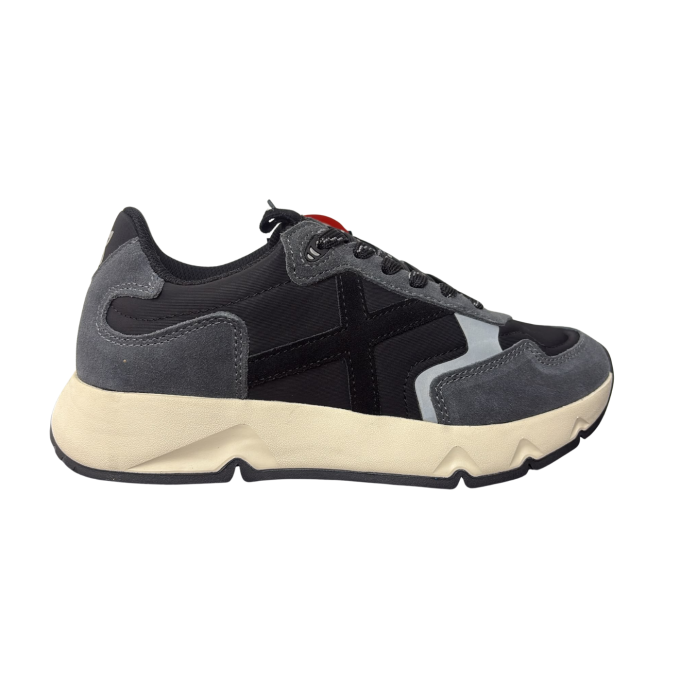 MUNICH MAMBA 11ZAPATILLA  MUJER DEPORTIVA NEGRA Y GRIS 4191011