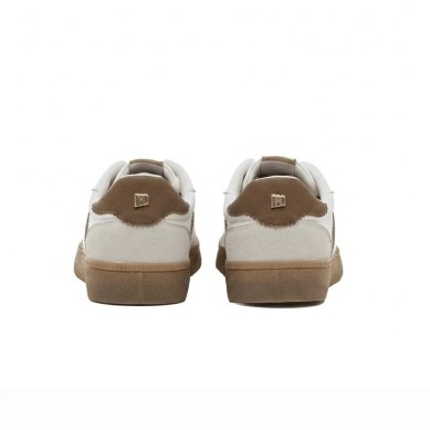 MUSTANG NILESY ZAPATILLAS MUJER  VESTIR BLANCA MARRÓN 60860