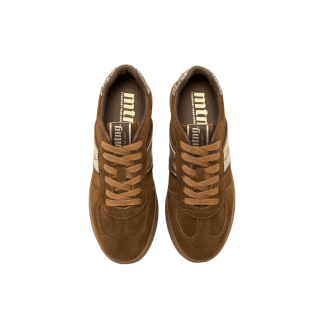MUSTANG SUSI ZAPATILLAS MUJER  CASUAL CUERO CHAMPAGNE 60860