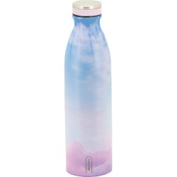 BOTELLA TÉRMICA 750ML DIFUMINADO 611602  GRIS AZUL