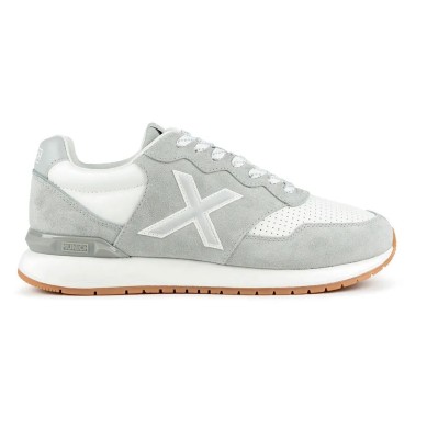 MUNICH DASH PREMIUM 309  ZAPATILLAS HOMBRE  VESTIR BLANCA Y GRIS 4150309