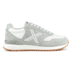 MUNICH DASH PREMIUM 309  ZAPATILLAS HOMBRE  VESTIR BLANCA Y GRIS 4150309