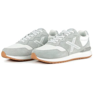 MUNICH DASH PREMIUM 309  ZAPATILLAS HOMBRE  VESTIR BLANCA Y GRIS 4150309