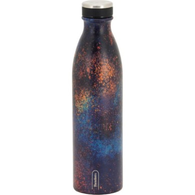 Botella Térmica de Acero Inoxidable  750 ML Galaxia Azul y Naranja 611565