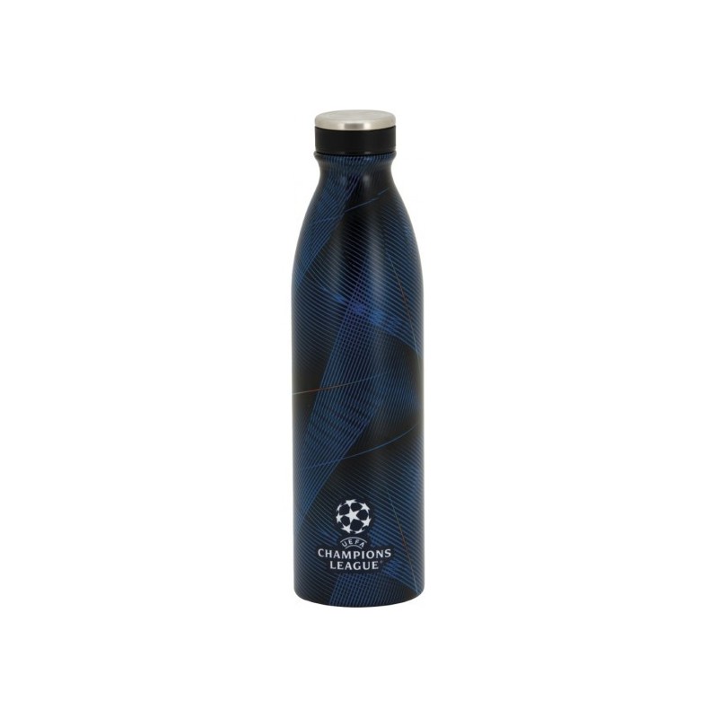 BOTELLA TÉRMICA 750ML DIFUMINADO 611596 NEGRA GRIS