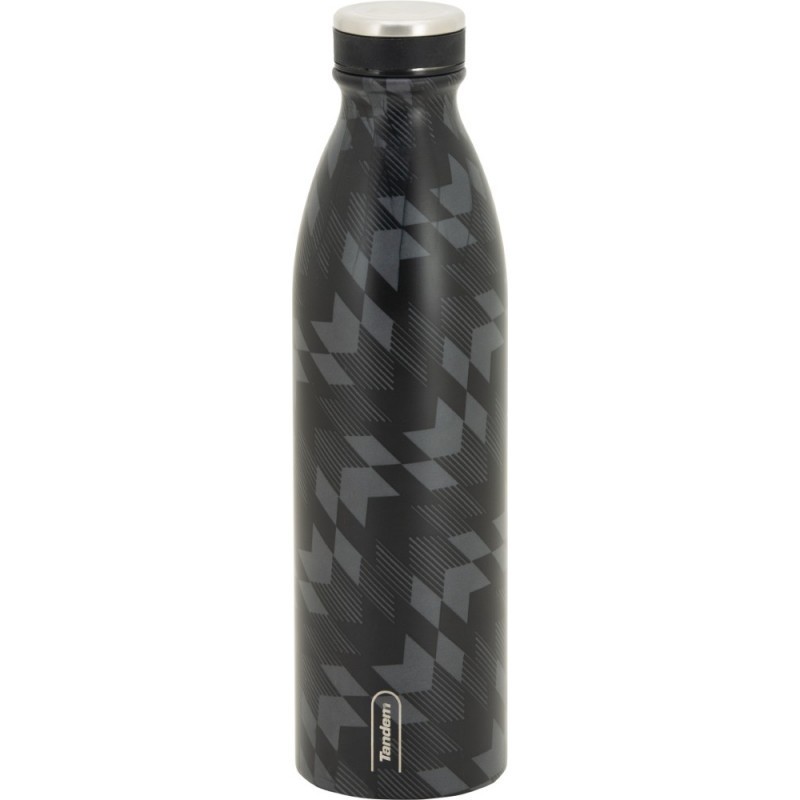 BOTELLA TÉRMICA 750ML DIFUMINADO 611596 NEGRA GRIS