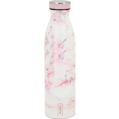 Botella Térmica de Acero Inoxidable 750 ML Efecto Mármol Rosa 993937