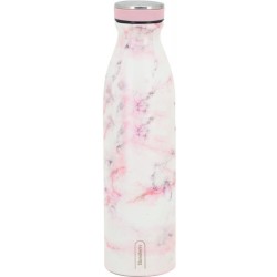 Botella Térmica de Acero Inoxidable 750 ML Efecto Mármol Rosa 993937